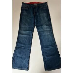 cookie johnson womens jeans grace bootcut size 32 Medium blue wash brand